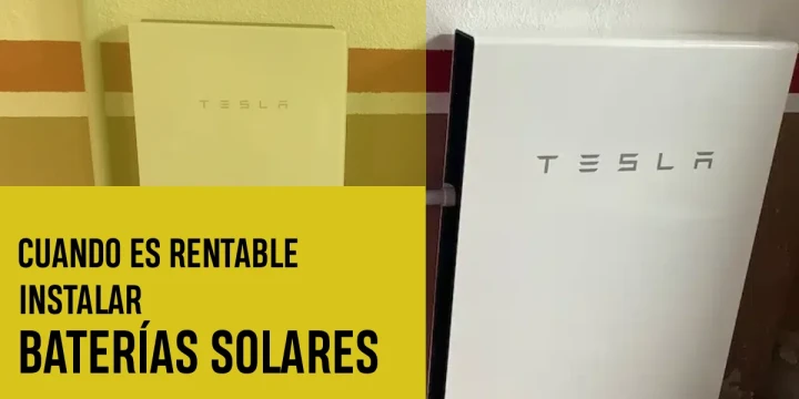 Cuándo es rentable instalar baterías solares en casa