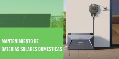 Mantenimiento de baterías solares domésticas
